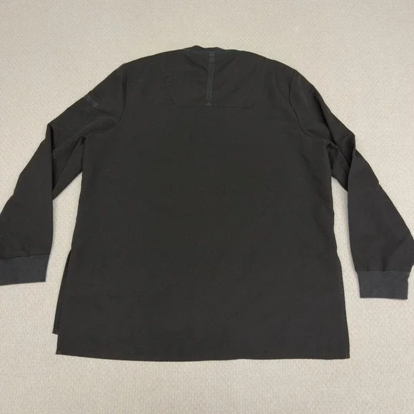 FIGS Technical Collection Black Full Zip Scrub Jacket Womens Large Bomber Style - Picture 2 of 7